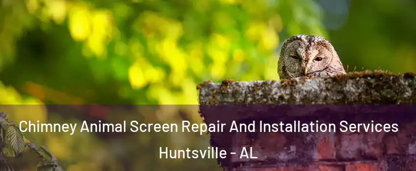  Chimney Animal Screen Repair And Installation Services Huntsville - AL
