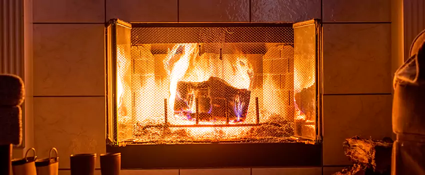Mendota Hearth Landscape Fireplace Installation in Huntsville, Alabama