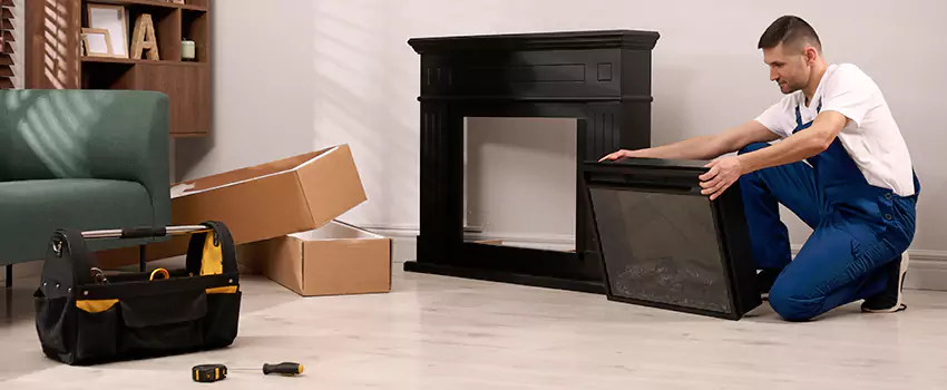 Old Rusted Metal Fireplace Repair And Replacement in Huntsville, AL
